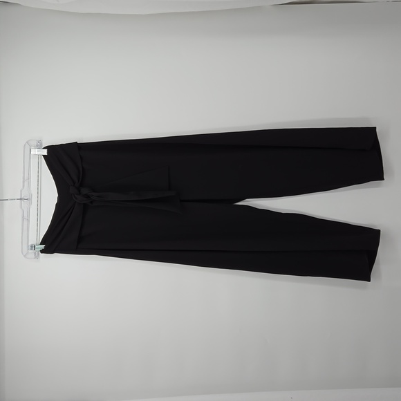 The Fifth Label Azalea Pant Black Tie Front Back Zipper Straight Leg Siz… - Picture 3 of 14